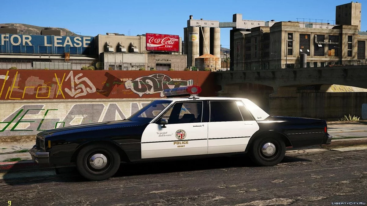 [ELS] 1985 Chevrolet Impala 9C1 - Los Angeles Police Department 1.0 / GTA 5