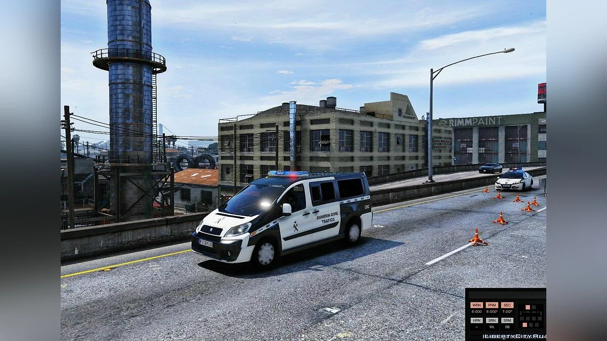 Fiat Scudo Guardia Civil De Tráfico (ELS) 1.0 / GTA 5