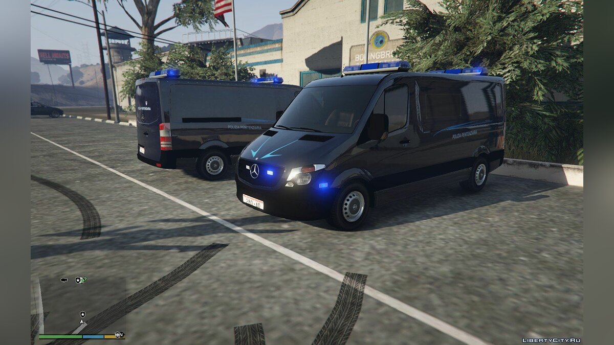 Скачать Mercedes Sprinter Polizia Penitenziaria 1.0 для GTA 5