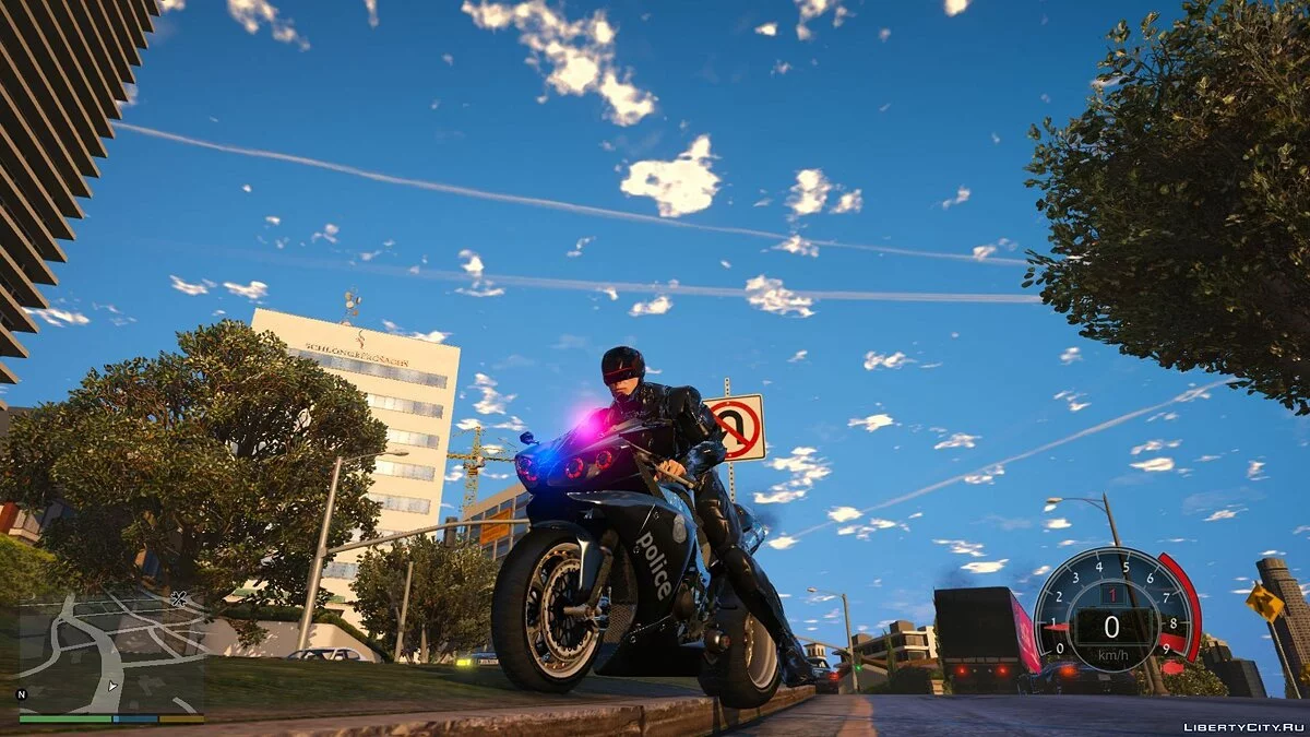 Robocop's Bike Custom [Add-on | Tuning | Digital Dials]1.0 1.0 / GTA 5