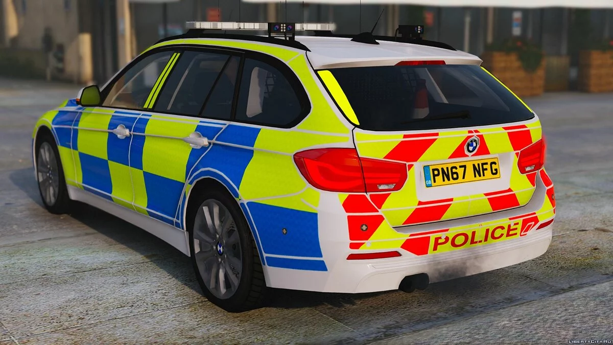 2017 Police BMW 330D Touring [Replace | ELS] V1 / GTA 5