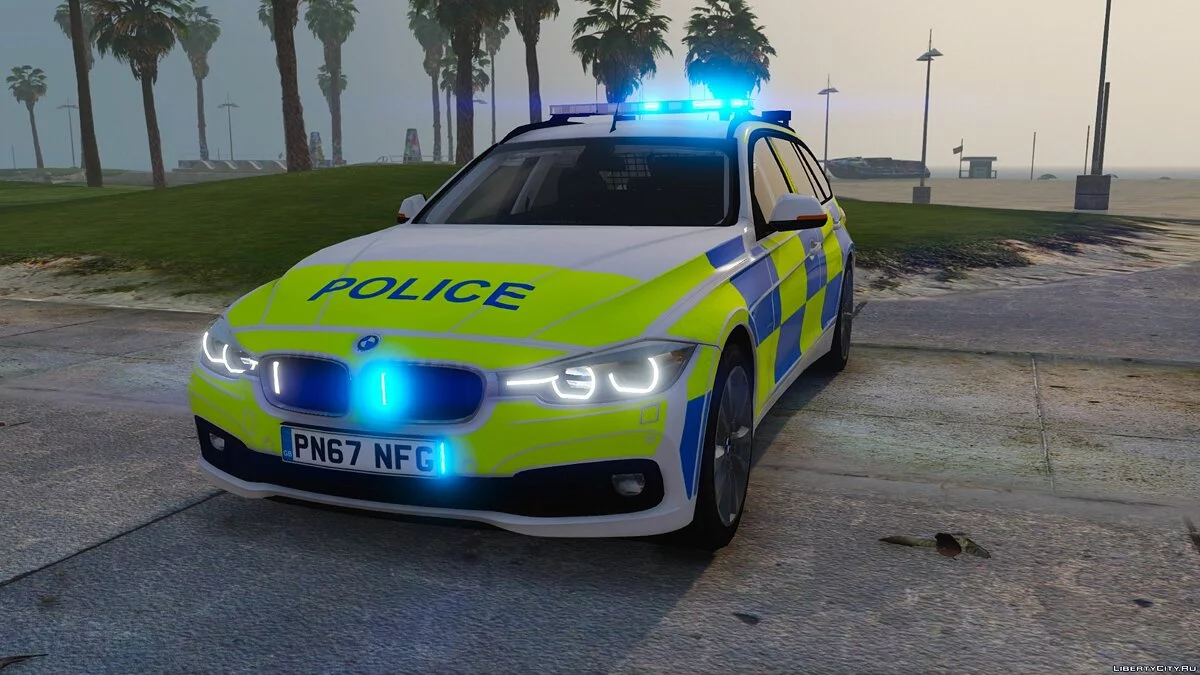 2017 Police BMW 330D Touring [Replace | ELS] V1 / GTA 5