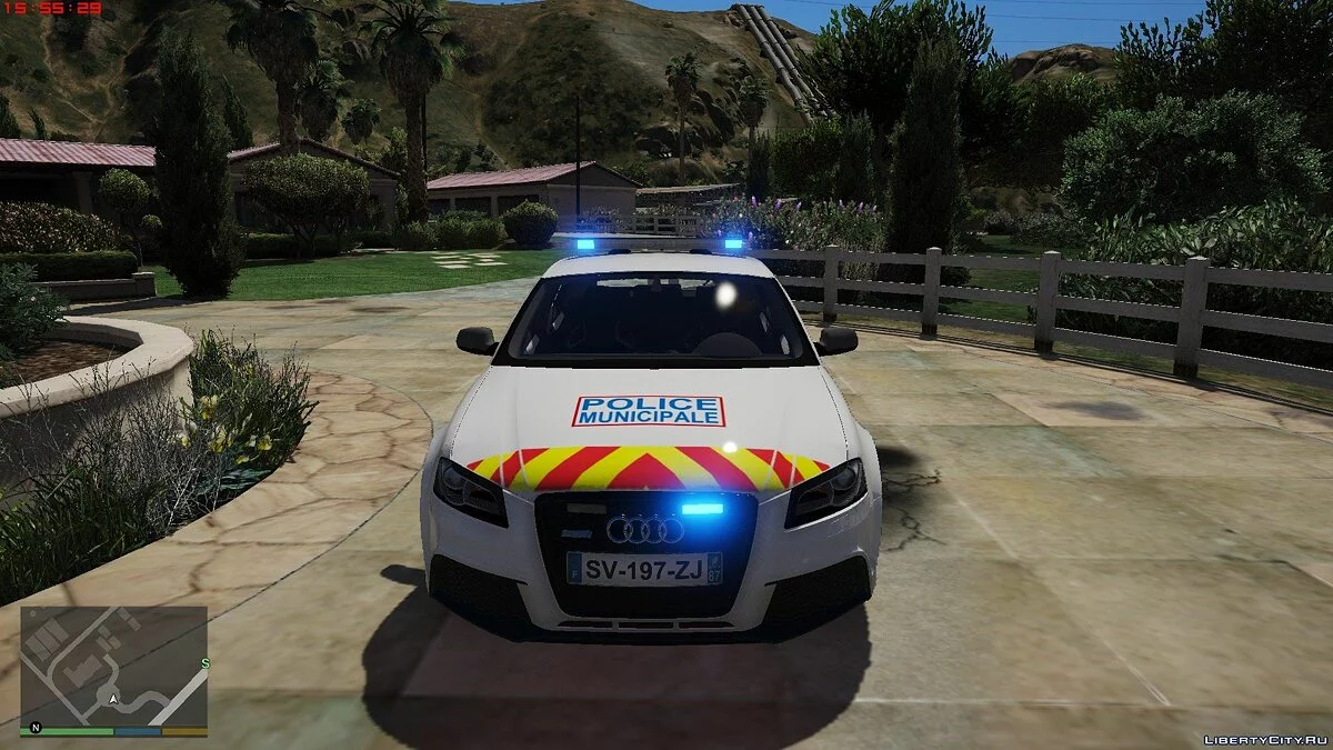 Audi RS3 french police municipale [noELS-ELS] / GTA 5