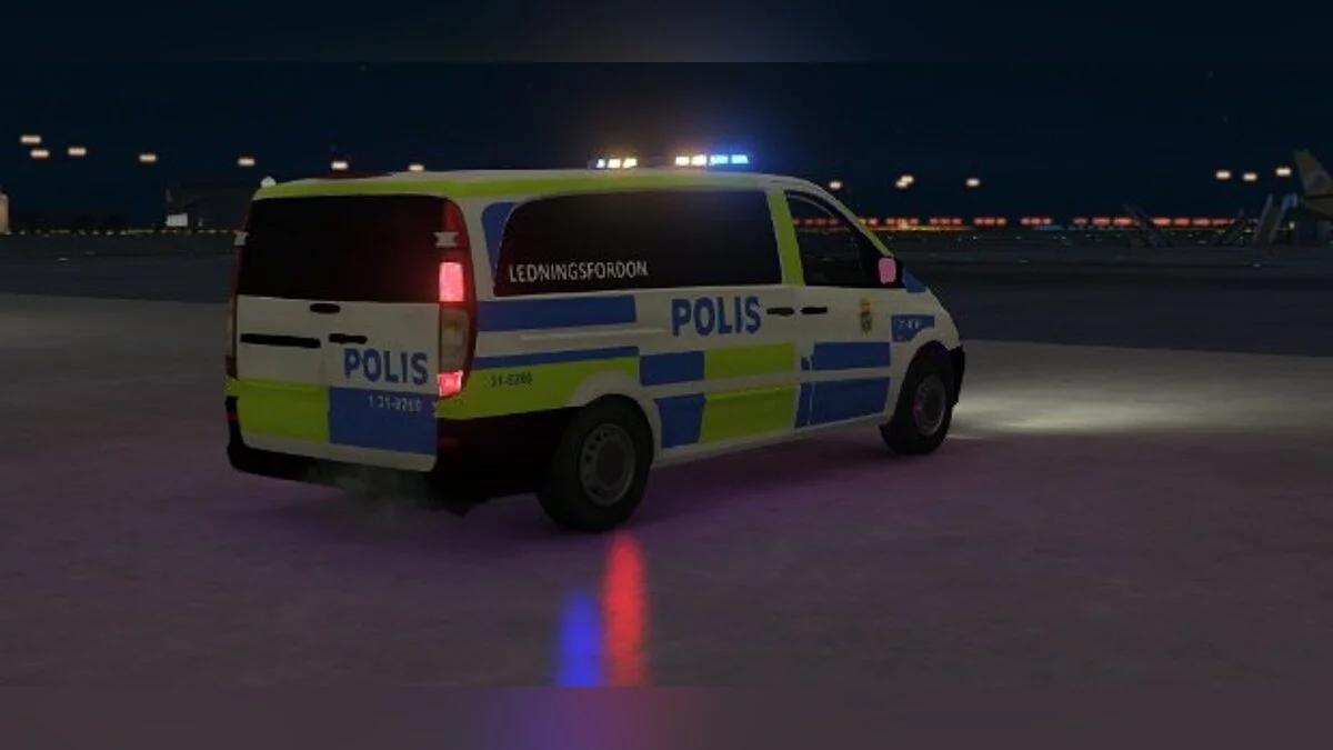 Mercedes-Benz Vito - Swedish Police [ELS] 1.0 / GTA 5