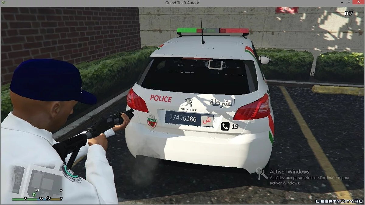 Peugeot 308 Maroc Police MOROCCO 1.2 / GTA 5