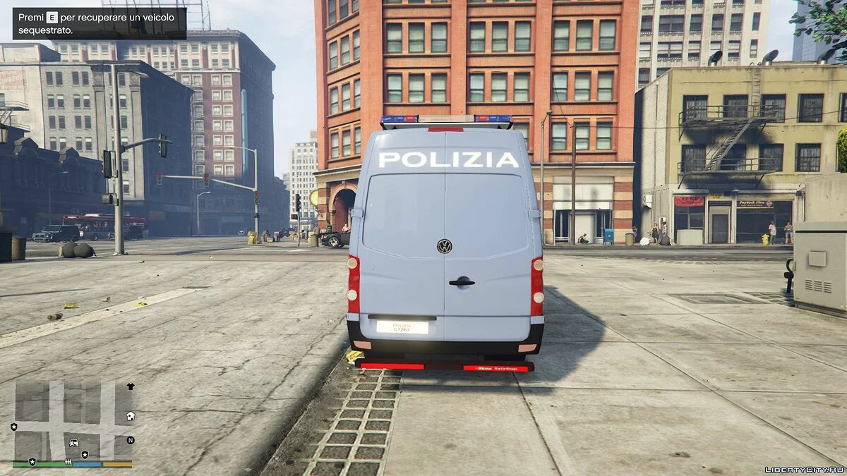 Polizia Reparto Mobile - Volkswagen Crafter ELS 1.0 / GTA 5