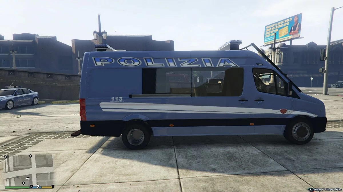 Polizia Reparto Mobile - Volkswagen Crafter ELS 1.0 / GTA 5