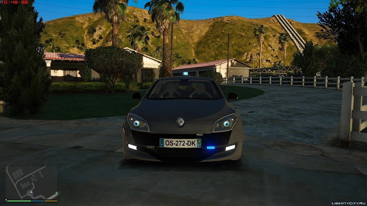 Renault mégane RS unmarked French police [noELS-ELS] 1.0 / GTA 5