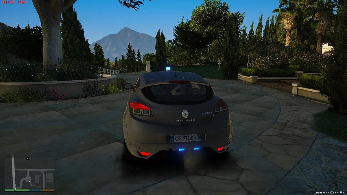 Renault mégane RS unmarked French police [noELS-ELS] 1.0 / GTA 5