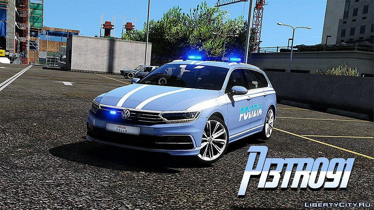 2015 Volkswagen Passat - Polizia Italiana 1.0 / GTA 5