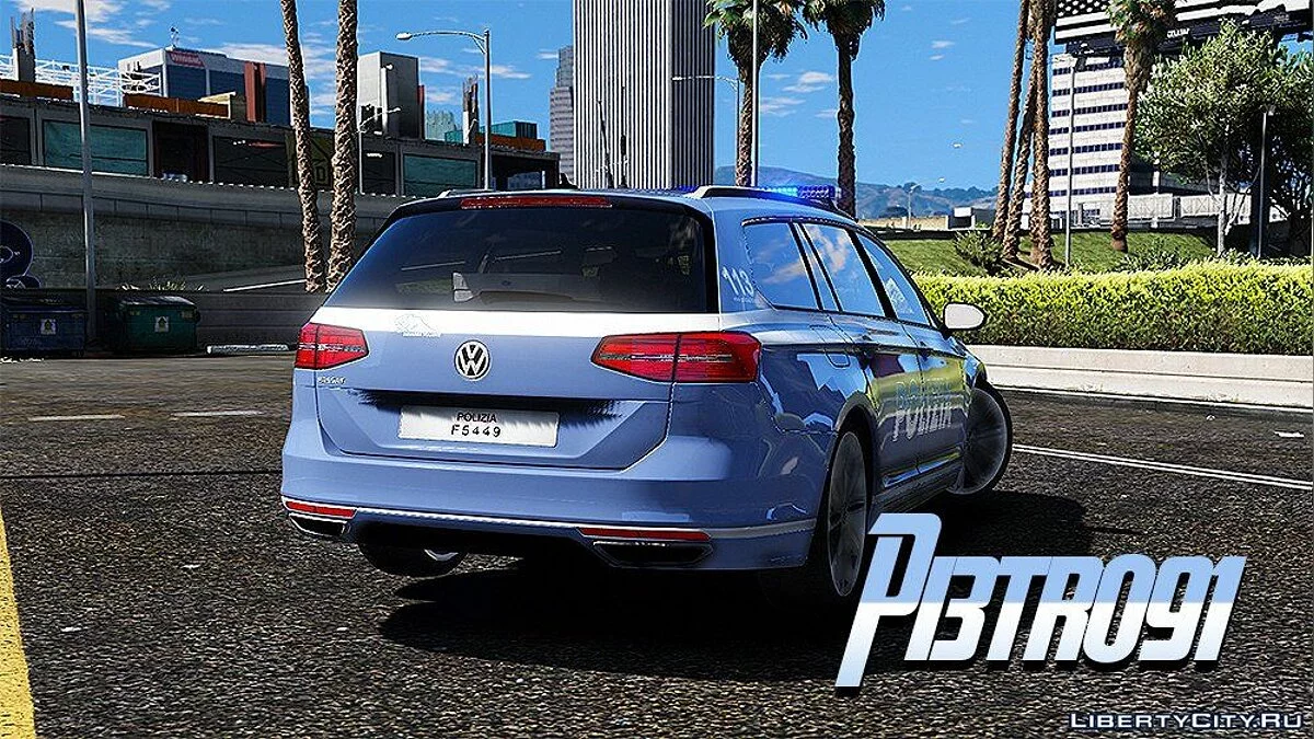 2015 Volkswagen Passat - Polizia Italiana 1.0 / GTA 5