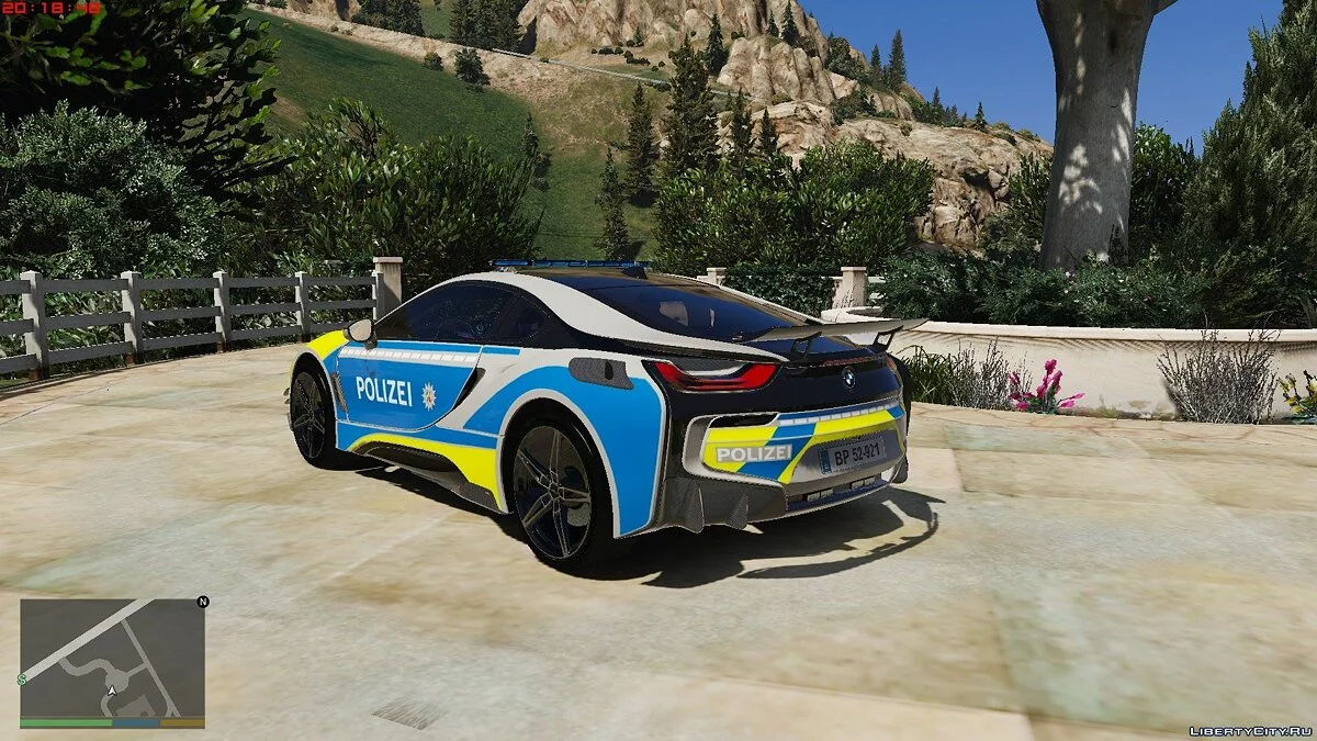 BMW i8 AC Schnitzer German police [noELS-ELS] 1.0 / GTA 5