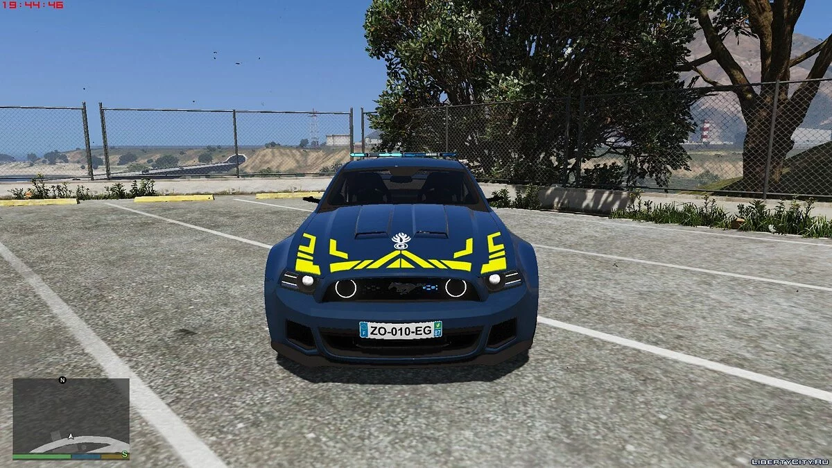 Ford mustang NFS French gendarmerie [noELS-ELS] 1.0 / GTA 5