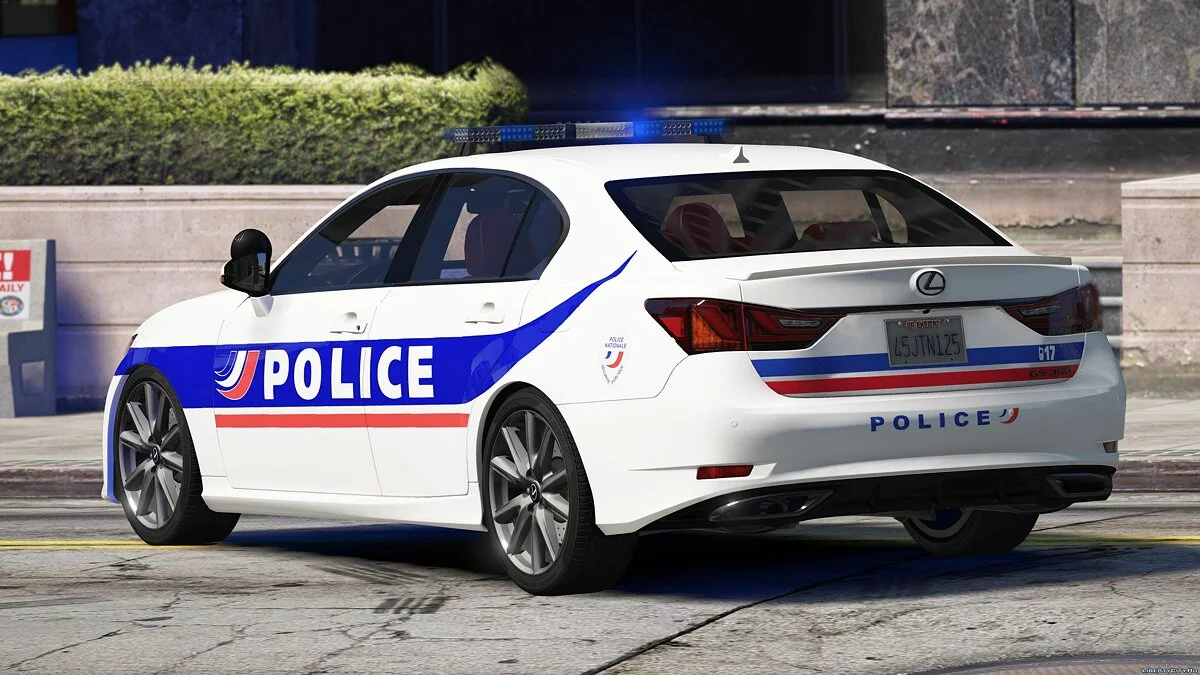 Lexus GS 350 Police Nationale 1.0 / GTA 5