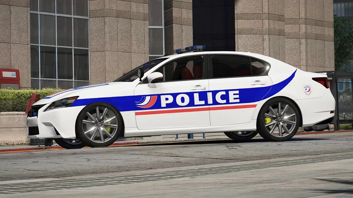 Lexus GS 350 Police Nationale 1.0 / GTA 5