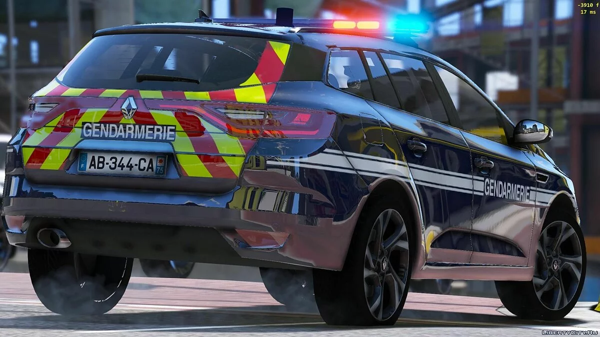 Renault Megane IV Estate Gendarmerie 1.0 / GTA 5