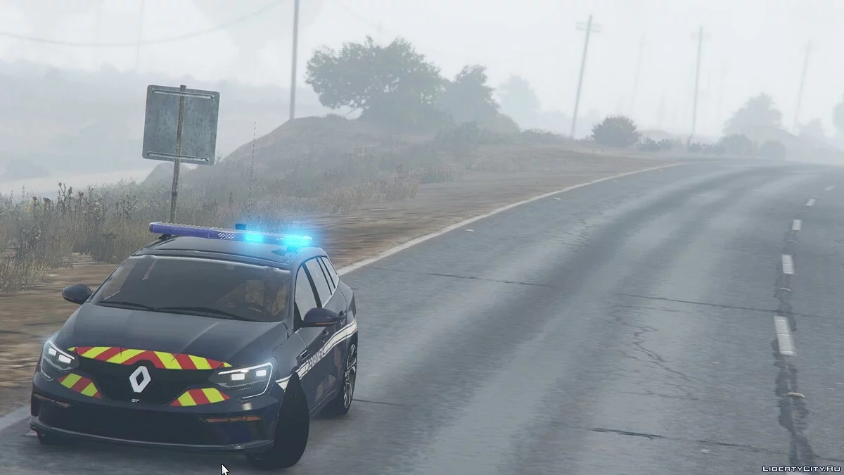 Renault Megane IV Estate Gendarmerie 1.0 / GTA 5