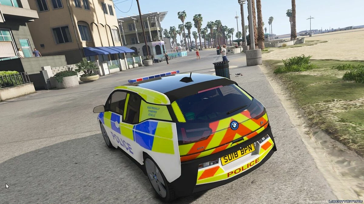 BMW I3 Marked Generic Police Car 1.0.0 / GTA 5