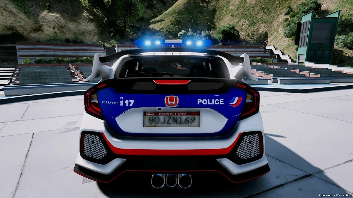 Honda Civic Type R Police Nationale 1.0 / GTA 5