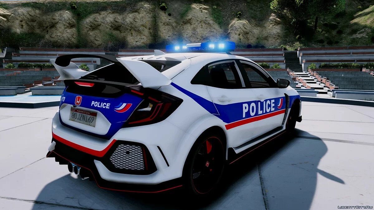 Honda Civic Type R Police Nationale 1.0 / GTA 5