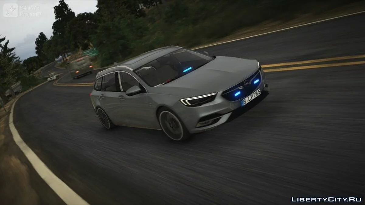 Insignia 2017 Unmarked (removeable beacon) 1.0 / GTA 5