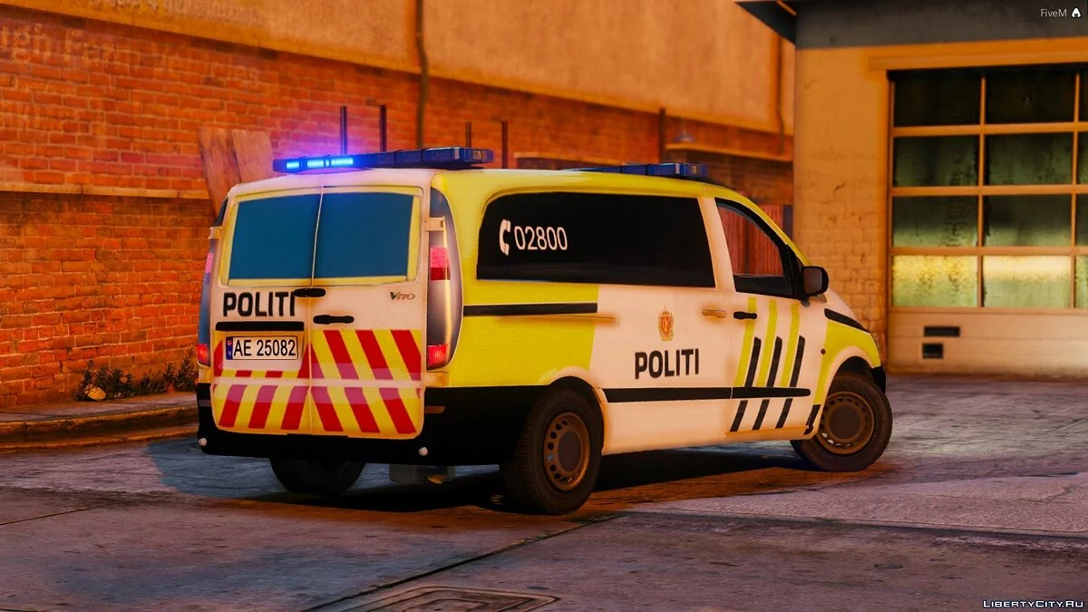 NORWEGIAN POLICE VITO / NORSK POLITI VITO [ELS] [TEMPLATE] 1.0v / GTA 5