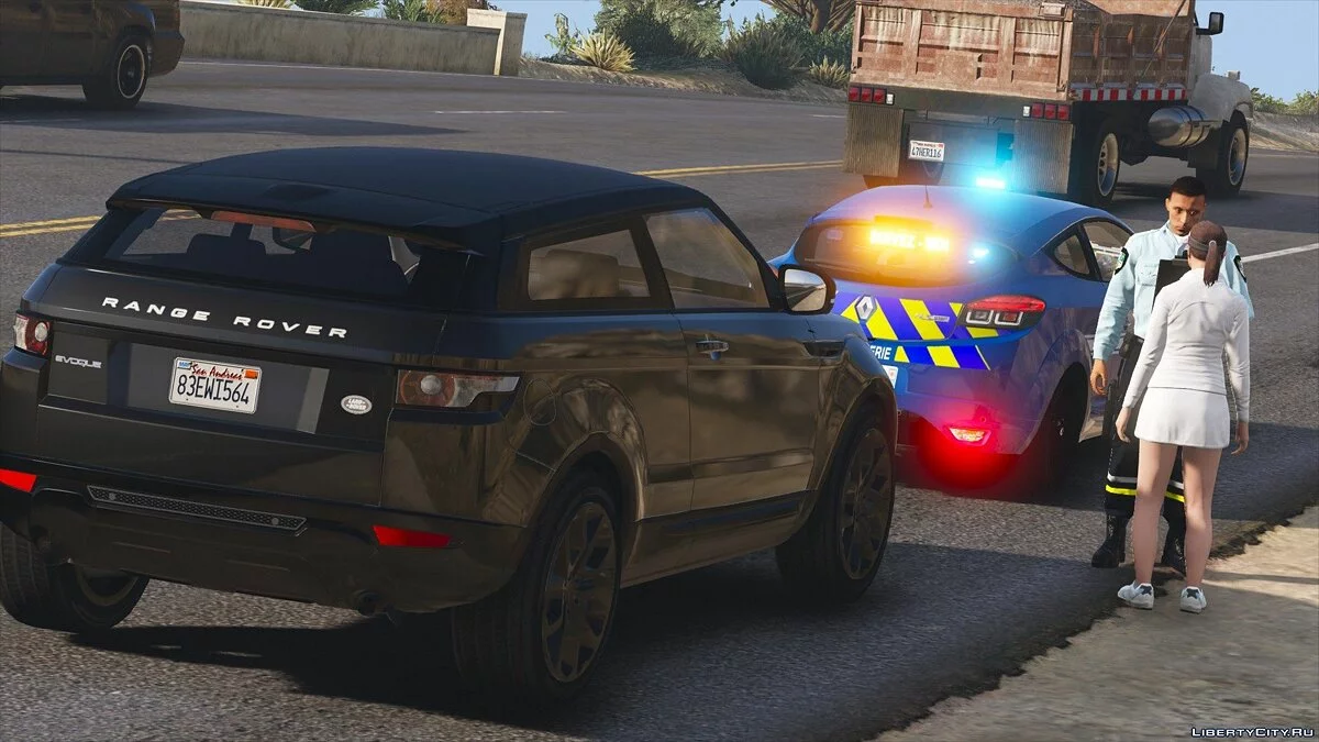RENAULT Megane R.S. Gendarmerie ERI[ELS] / GTA 5