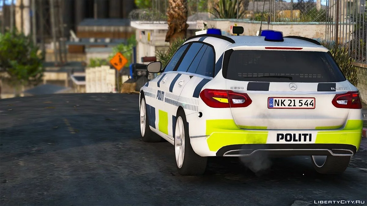 2015 Mercedes-Benz C250 Estate - Danish Police - [ELS] 1.0 / GTA 5