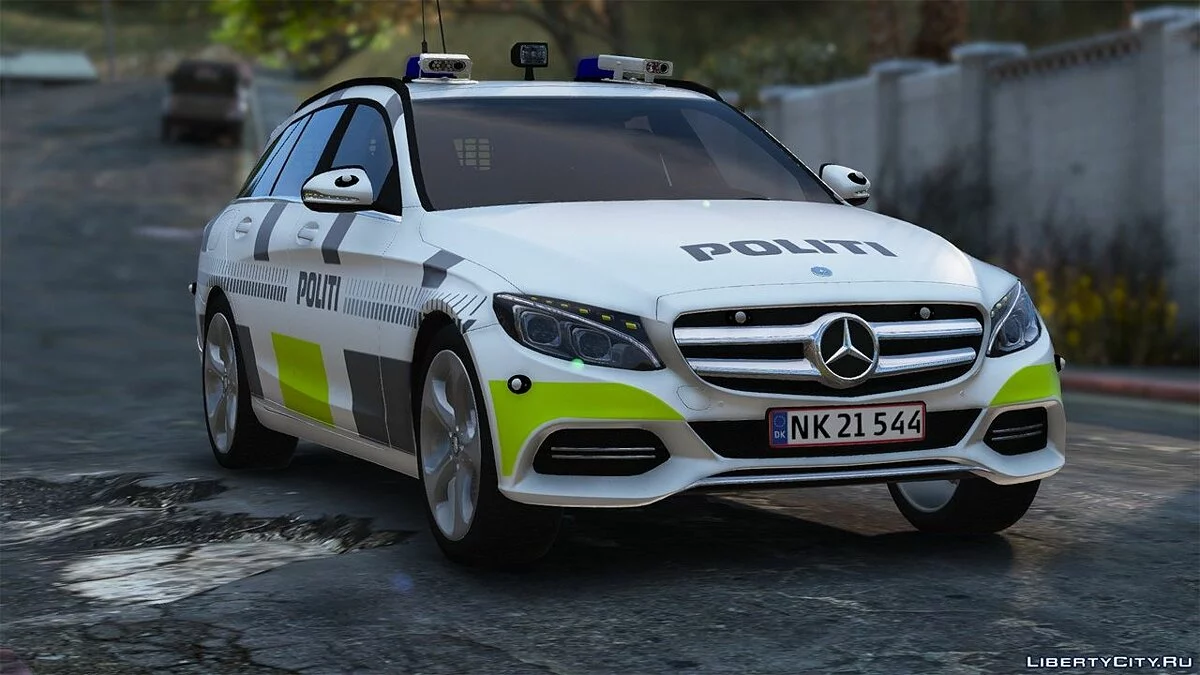 2015 Mercedes-Benz C250 Estate - Danish Police - [ELS] 1.0 / GTA 5