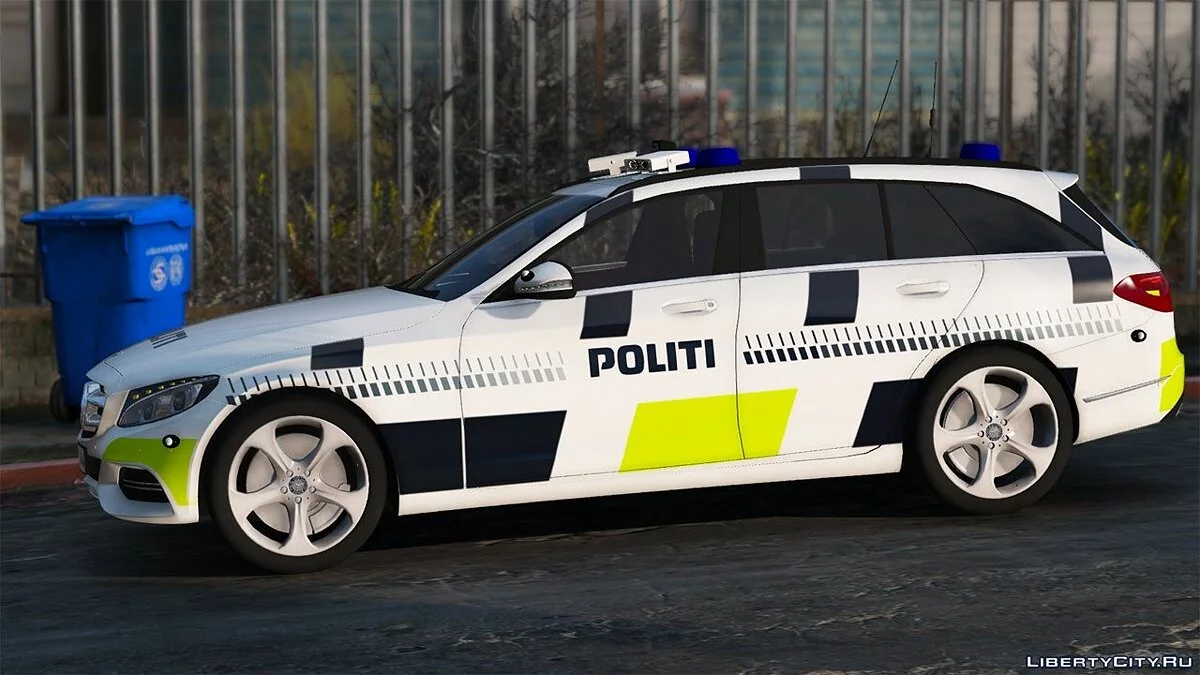 2015 Mercedes-Benz C250 Estate - Danish Police - [ELS] 1.0 / GTA 5