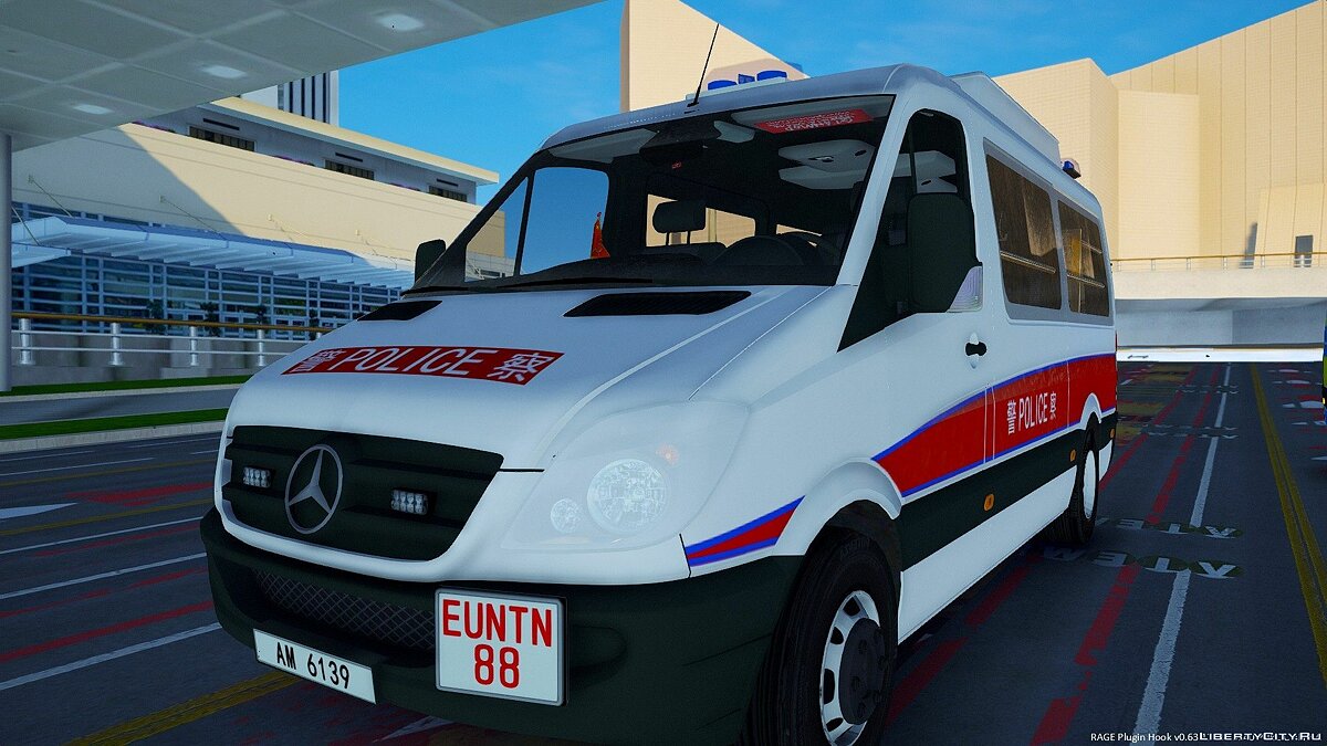 Скачать Hongkong China police sprinter v1.0 для GTA 5