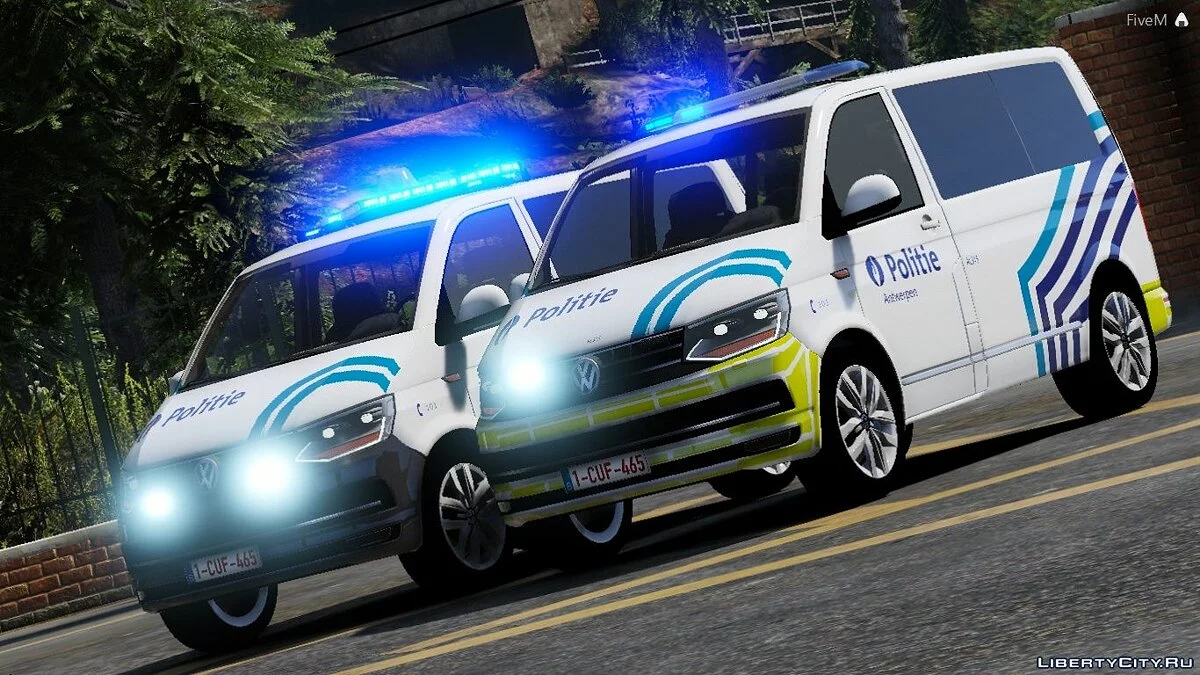 Volkswagen Transporter T6 België | Lokale Politie Schoten [ELS] 1.0 / GTA 5