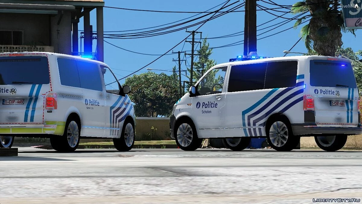 Volkswagen Transporter T6 België | Lokale Politie Schoten [ELS] 1.0 / GTA 5