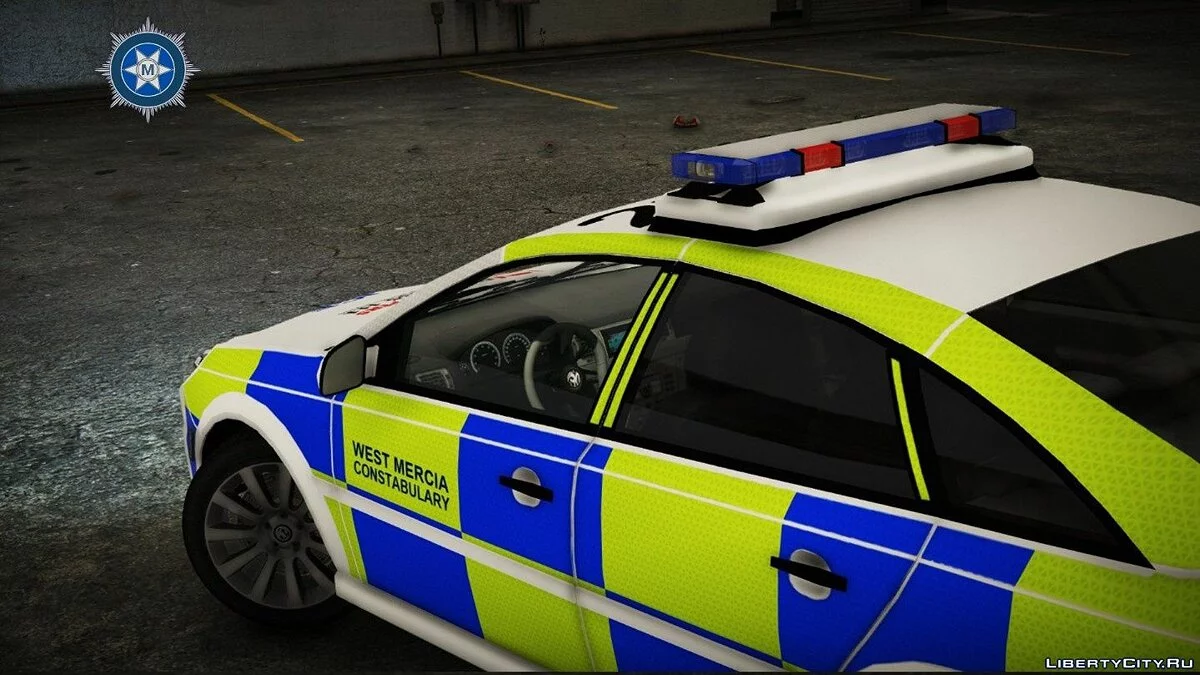2008 West Mercia Police Vauxhall Vectra Saloon [ELS] V1.0 / GTA 5