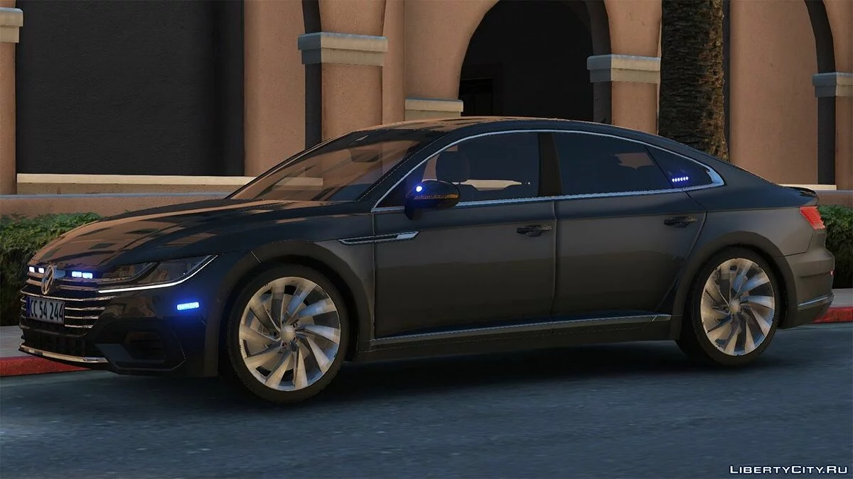 2018 Volkswagen Arteon - Danish Police Unmarked - [ELS/OIV/Replace] 1.0 / GTA 5