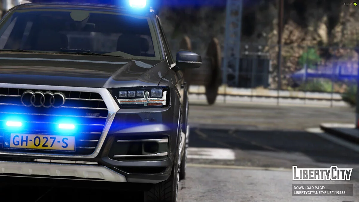 Audi Q7 Police / Politie Unmarked [ELS] [Add-On / Replace] 2.1 / GTA 5