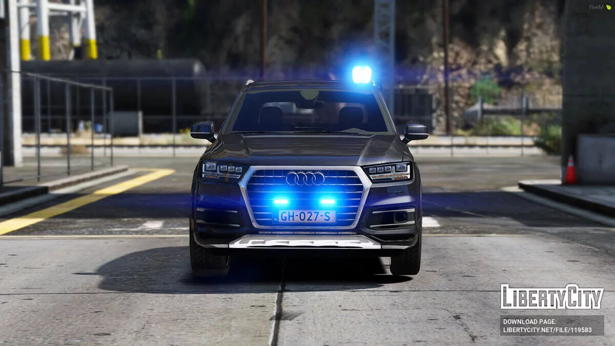 Audi Q7 Police / Politie Unmarked [ELS] [Add-On / Replace] 2.1 / GTA 5