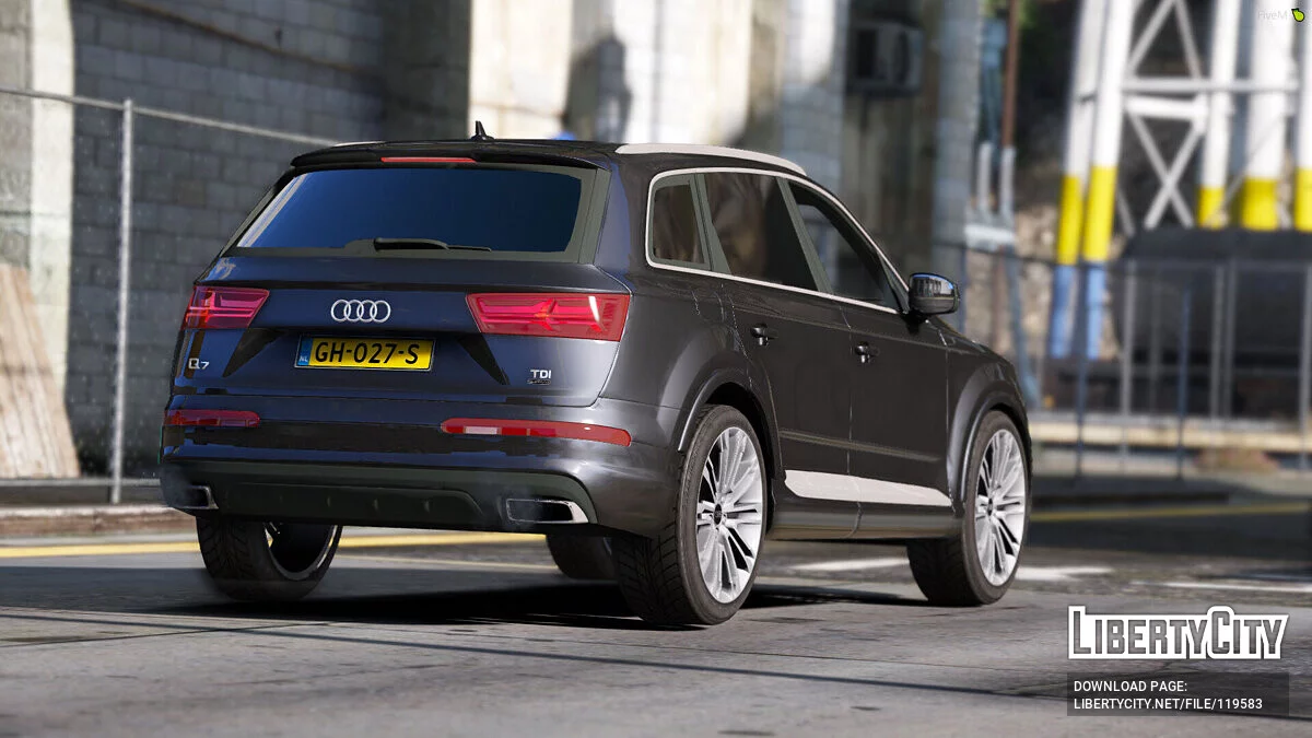 Audi Q7 Police / Politie Unmarked [ELS] [Add-On / Replace] 2.1 / GTA 5