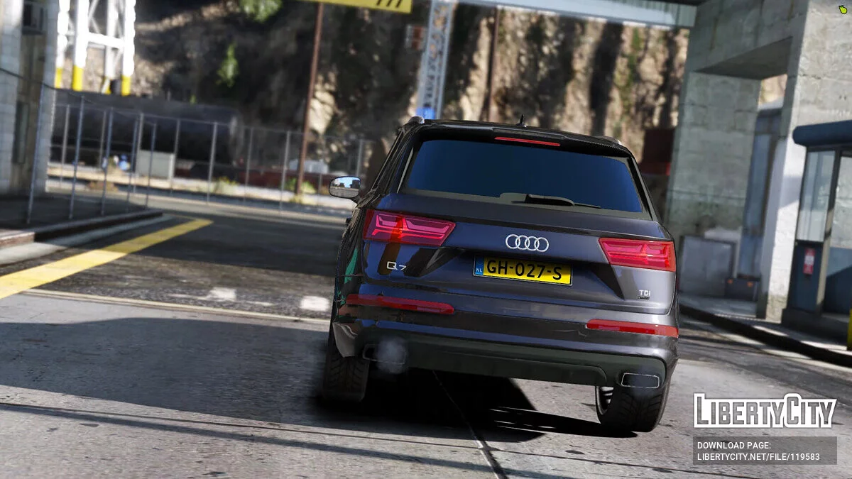 Audi Q7 Police / Politie Unmarked [ELS] [Add-On / Replace] 2.1 / GTA 5