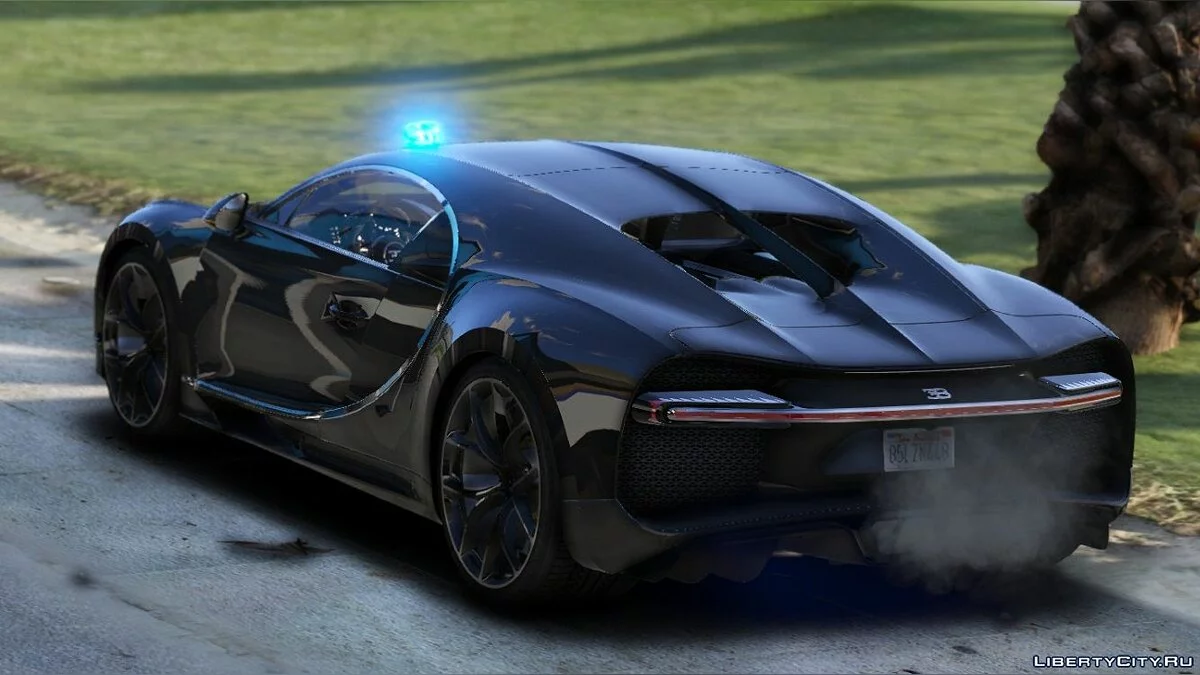 Bugatti Chiron Police / Politie Unmarked [ELS | Replace] 1.0 / GTA 5