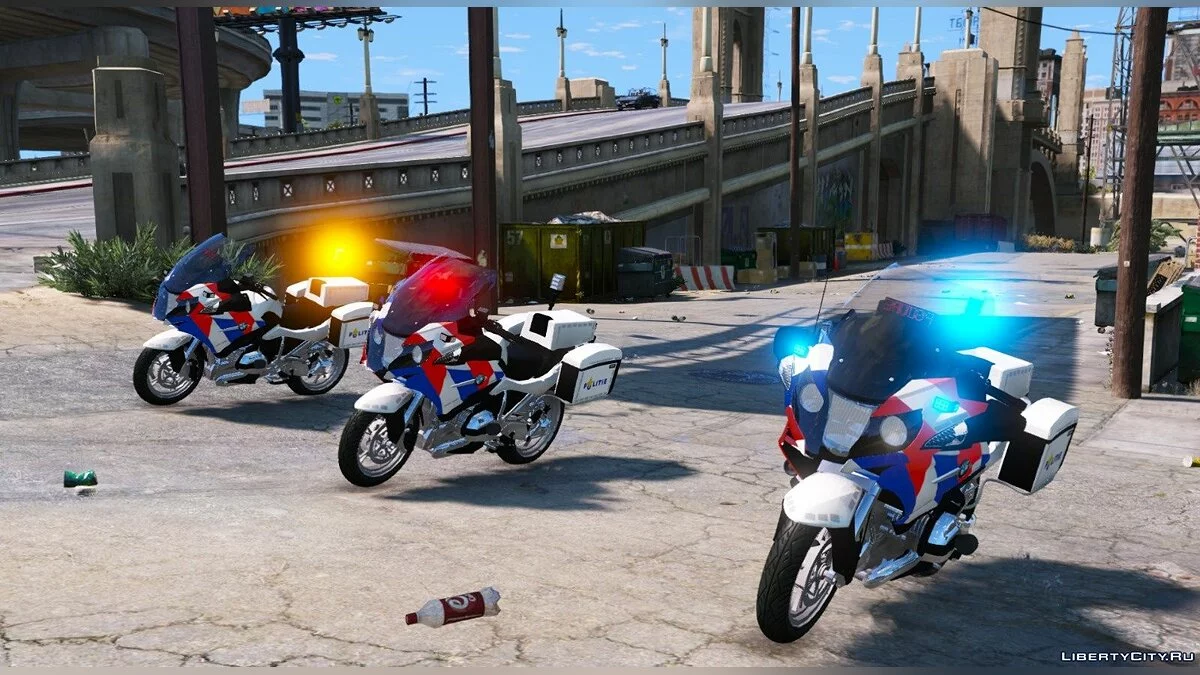 Politie Motor / Dutch Police Bike [ELS I Reflective Livery] 1.0 / GTA 5