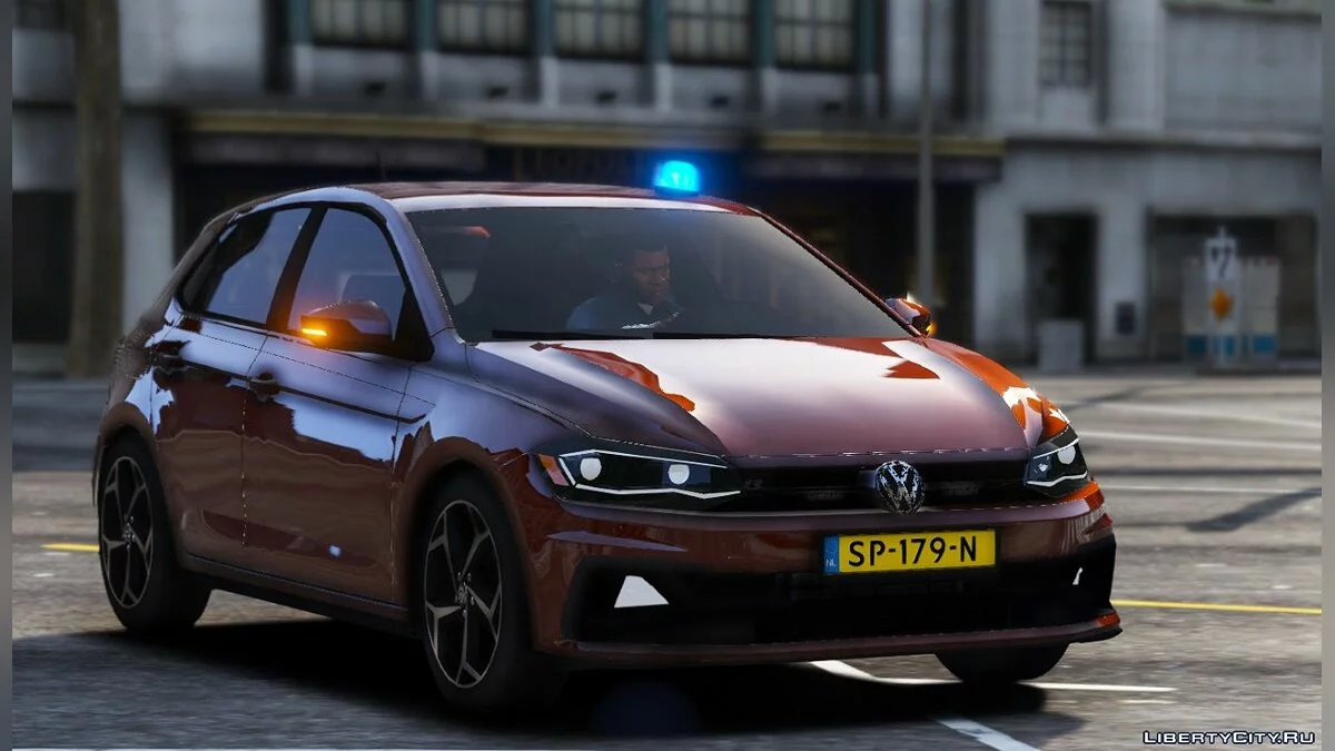 Volkswagen Polo R-line Police / Politie Unmarked [ELS | Replace] / GTA 5