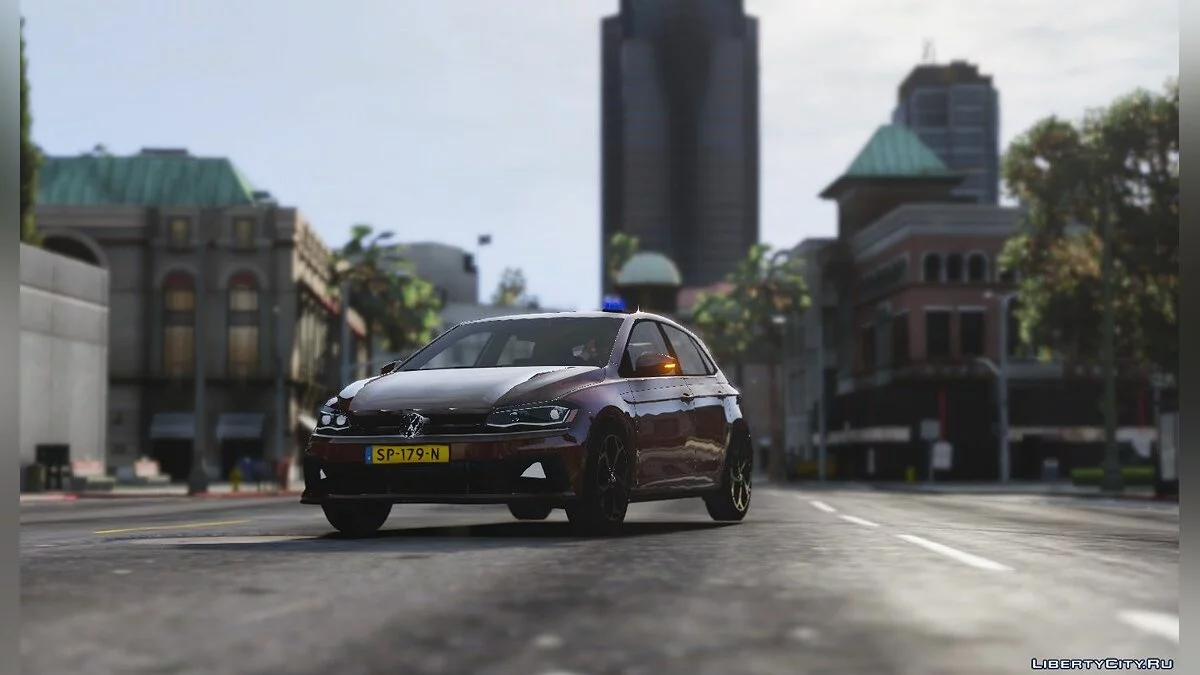 Volkswagen Polo R-line Police / Politie Unmarked [ELS | Replace] / GTA 5