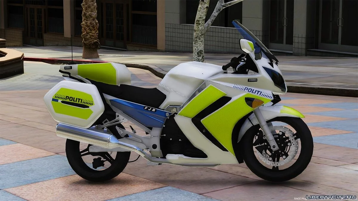 2009 Yamaha FJR1300 - Marken/Unmarked - Danish Police - [OIV/Replace/ELS] 1.0 / GTA 5