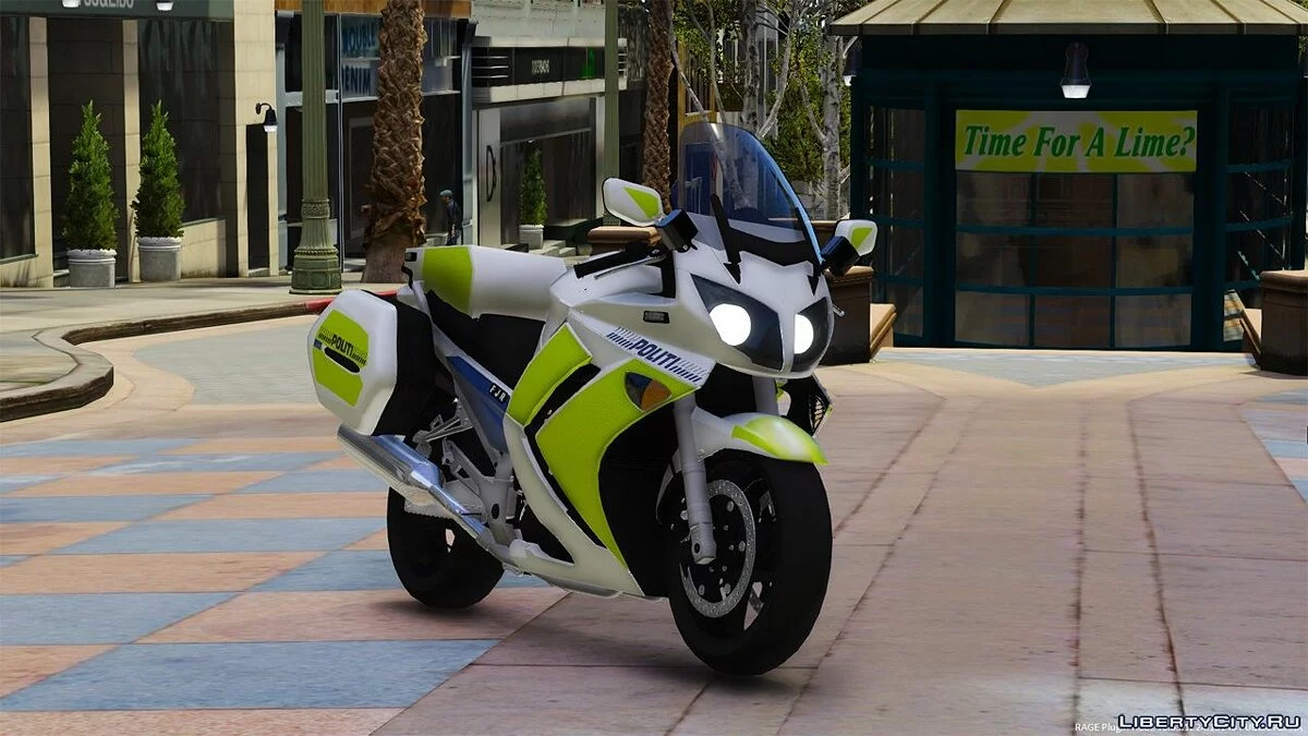 2009 Yamaha FJR1300 - Marken/Unmarked - Danish Police - [OIV/Replace/ELS] 1.0 / GTA 5