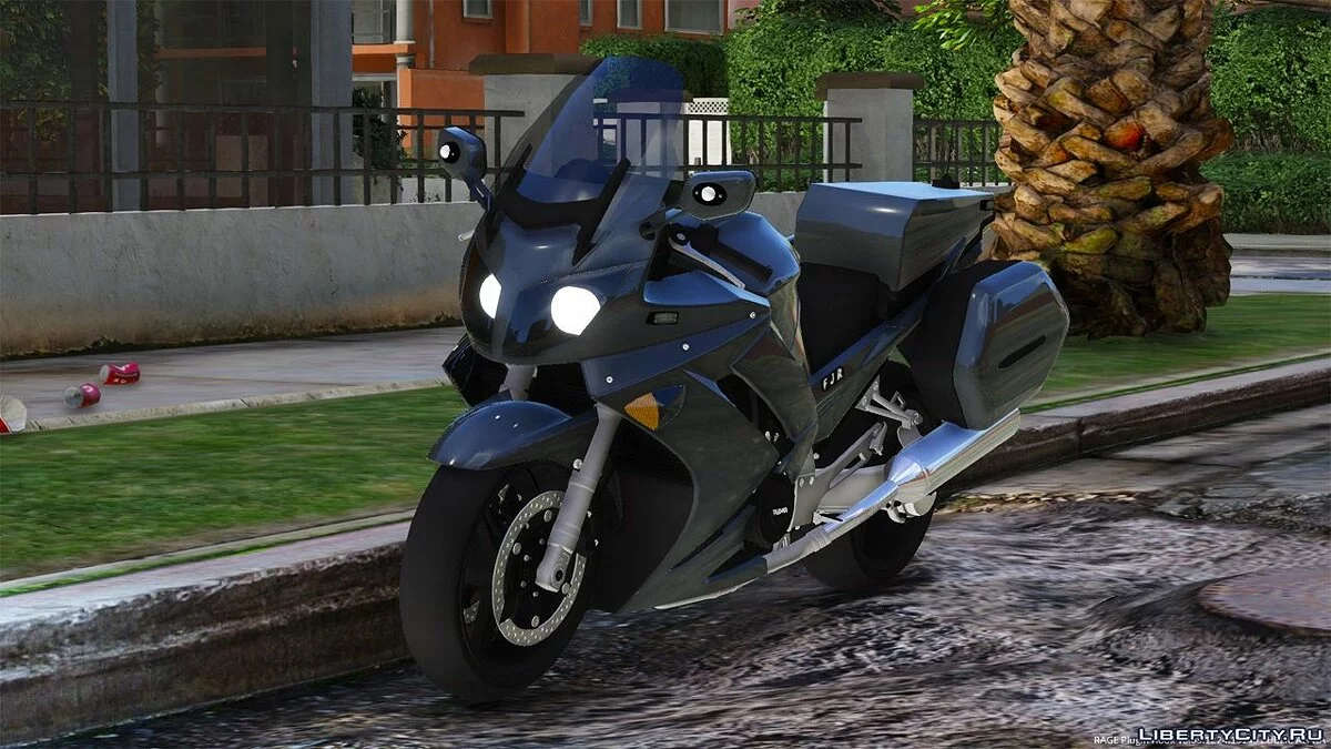 2009 Yamaha FJR1300 - Marken/Unmarked - Danish Police - [OIV/Replace/ELS] 1.0 / GTA 5