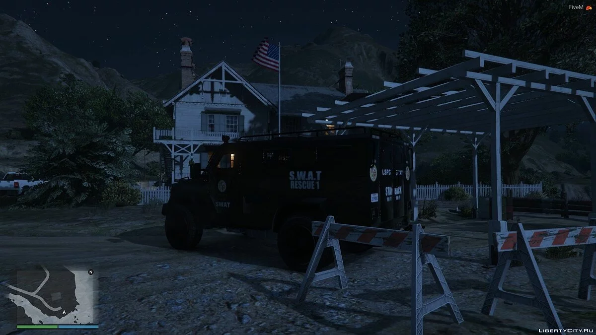 Lenco Bearcat (SWAT) [Add-on/Non-ELS/Blue-Lights] / GTA 5