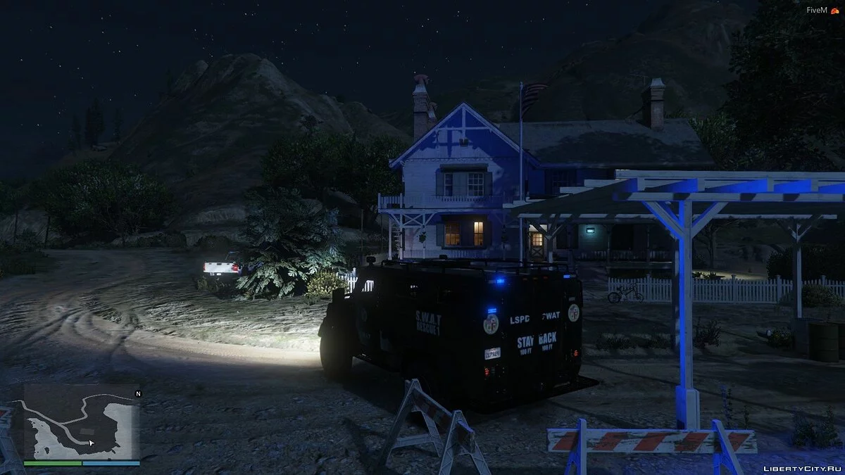 Lenco Bearcat (SWAT) [Add-on/Non-ELS/Blue-Lights] / GTA 5