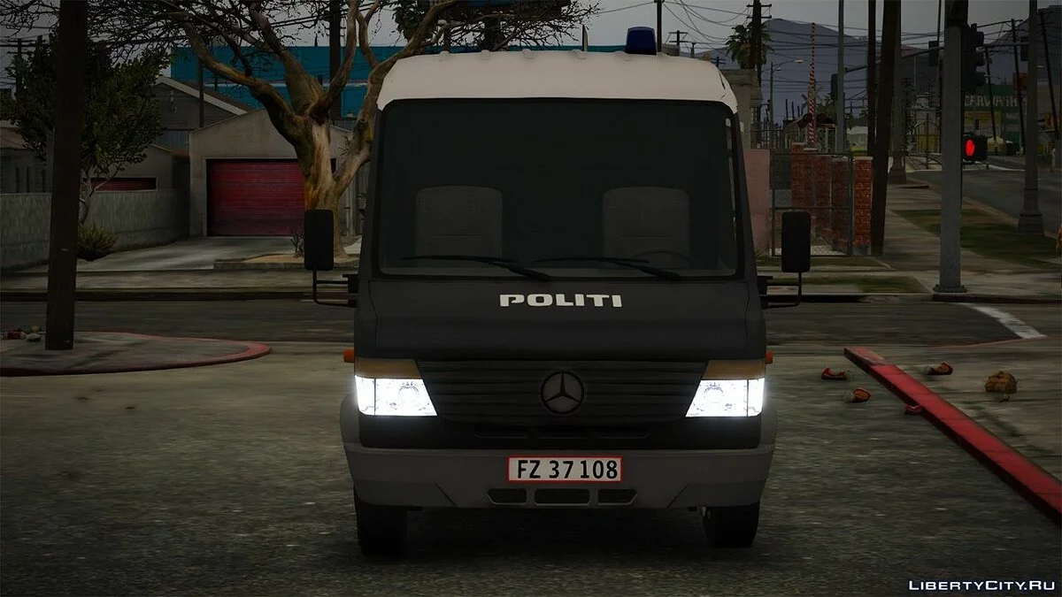 Mercedes Vario - Danish Police Riot Van - [OIV/Replace/ELS] 1.0 / GTA 5