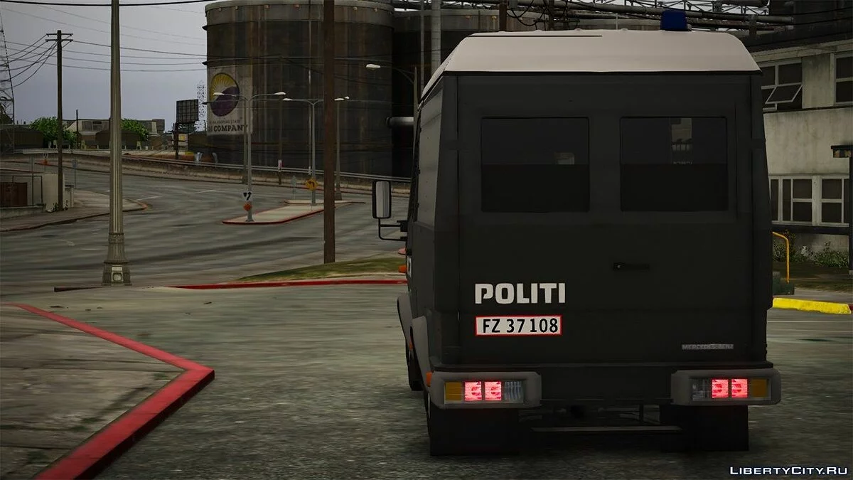 Mercedes Vario - Danish Police Riot Van - [OIV/Replace/ELS] 1.0 / GTA 5